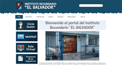 Desktop Screenshot of colegioelsalvador.edu.ar
