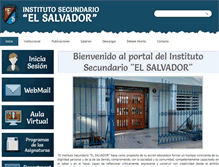 Tablet Screenshot of colegioelsalvador.edu.ar